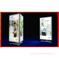 Three sided outdoor advertising stand light box displays or billboard or lamp box